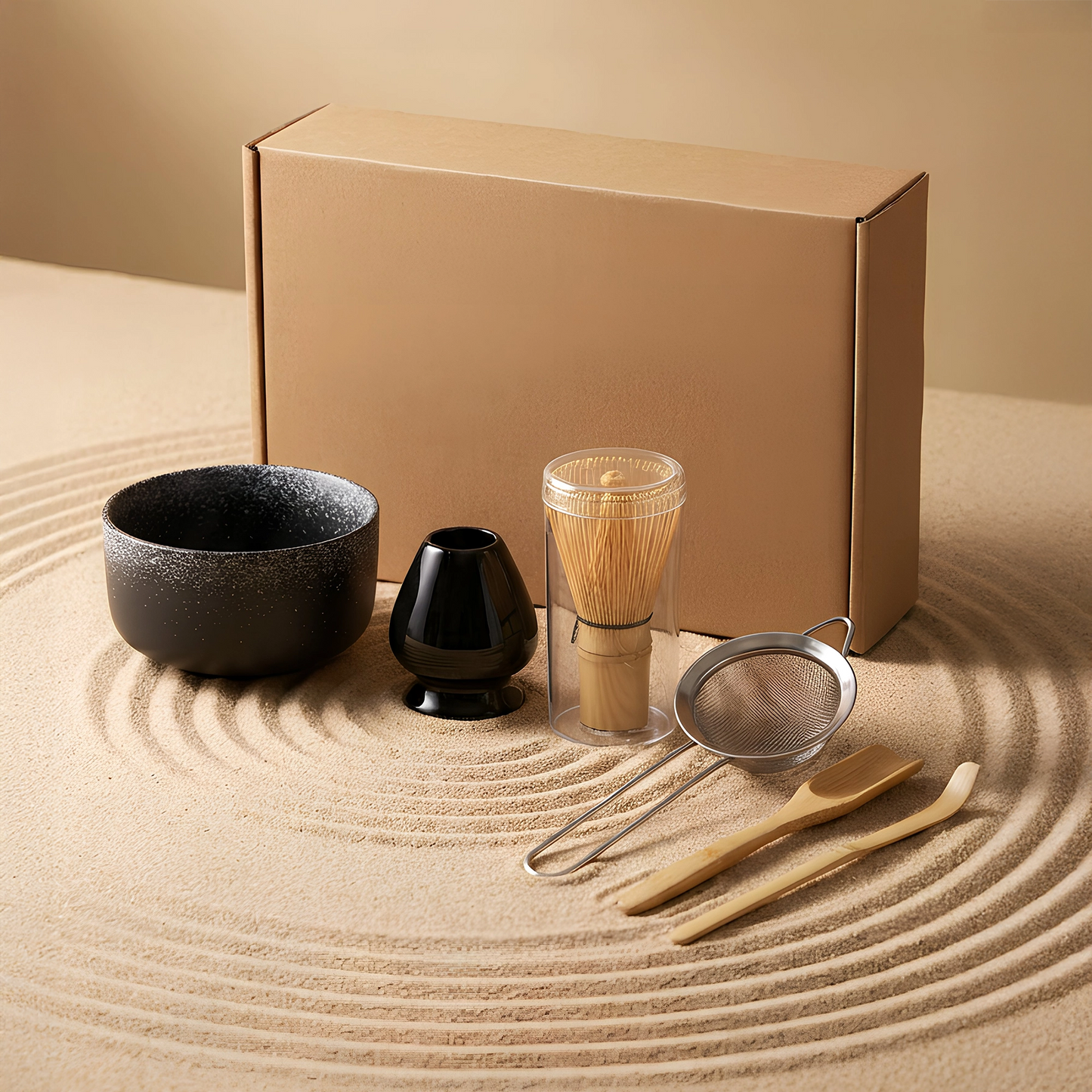6-teiliges Matcha Zubehörset für die perfekte Zeremonie