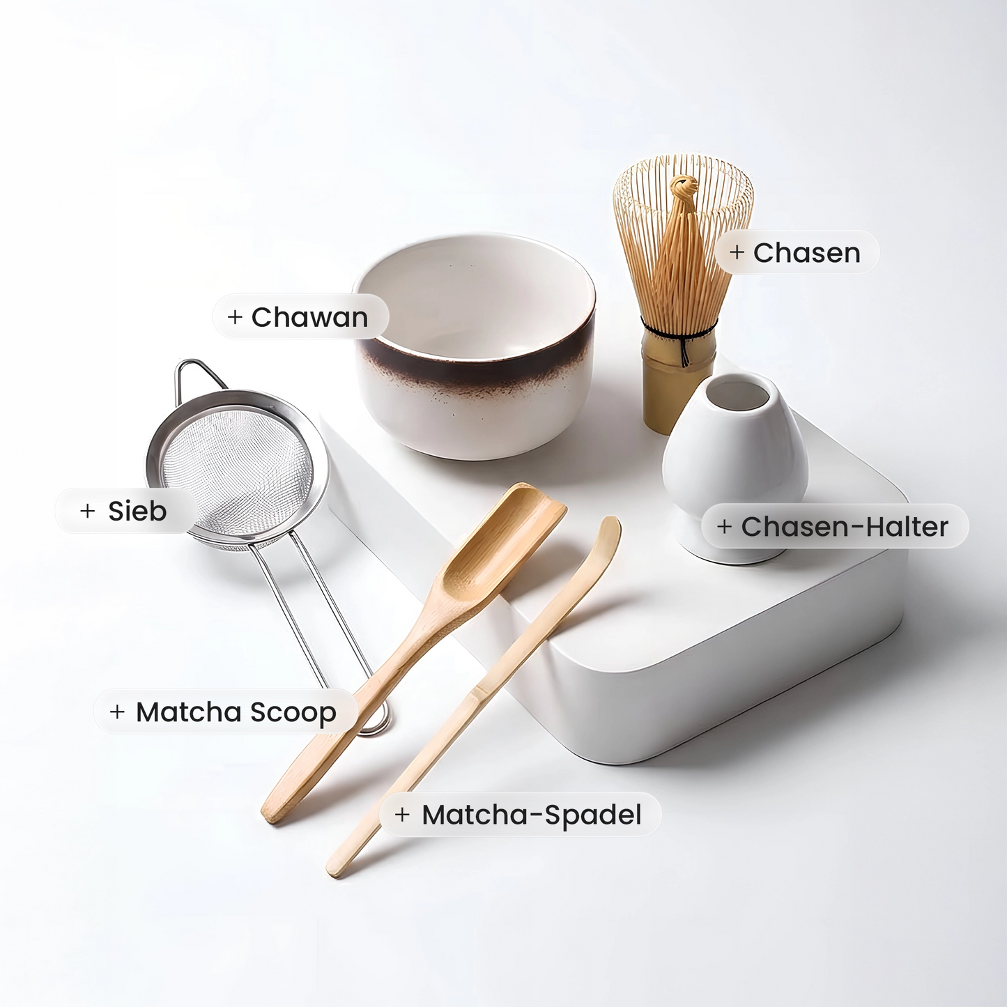 6-teiliges Matcha Zubehörset für die perfekte Zeremonie