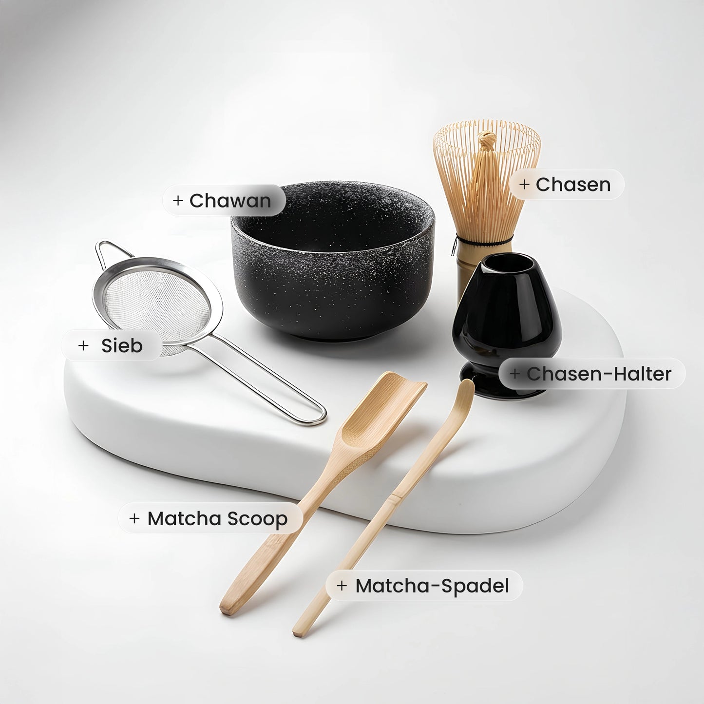 6-teiliges Matcha Zubehörset für die perfekte Zeremonie